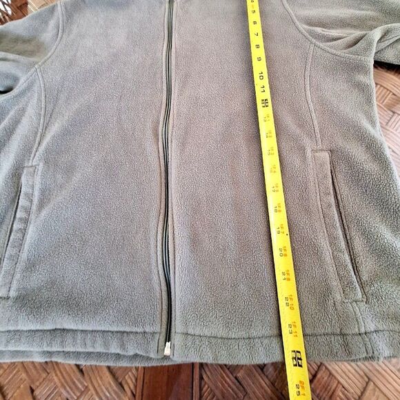Woolrich Trailhead Fleece Full Zip Jacket Andes Sage Green Women XL - Picture 9 of 11